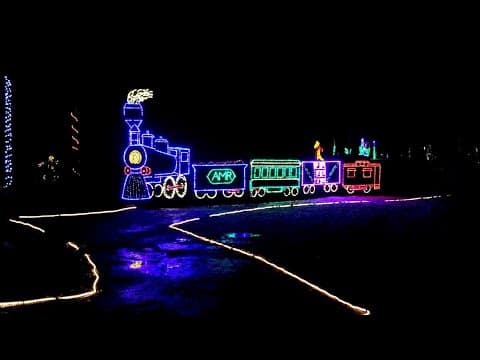 Annmarie Sculpture Garden & Arts Center's Christmas light experience