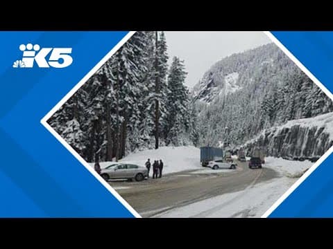 I-90 in both directions closed over Snoqualmie Pass due to crashes