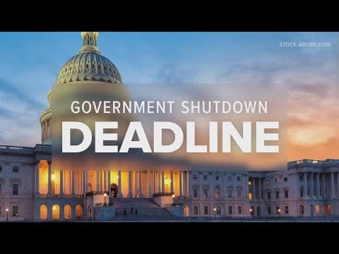 Time is ticking to avoid a government shutdown