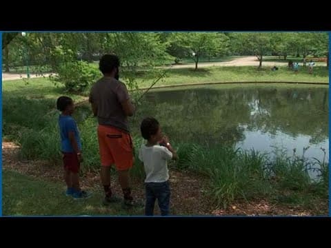 Columbus Urban League holds 13th annual Fishing with Dad event at Franklin Park
