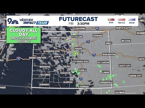 Extended forecast | Cloudy, drizzly Friday for Denver ahead of a warmer weekend