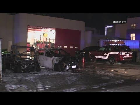 Man arrested on suspicion of arson in fires at Pacific Beach fire station