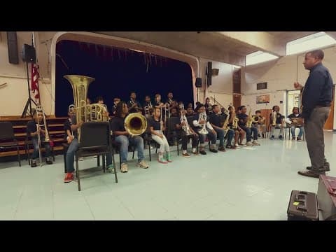 Grammy-nominated musician, band director inspires next generation at MacGregor Elementary