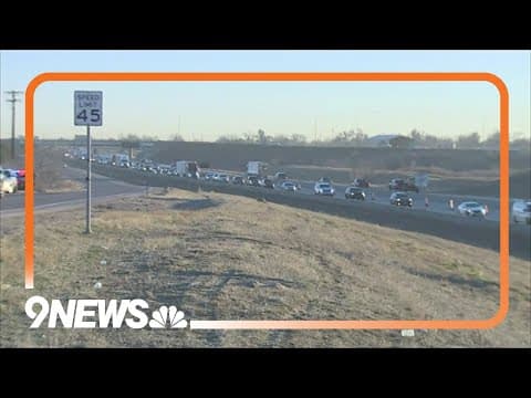 One lane of westbound I-76 in Adams County closed after crash