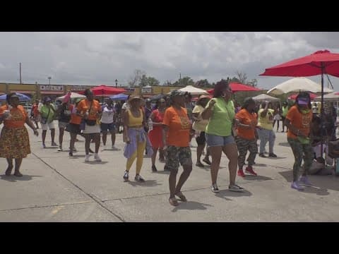 Krewe of Athena hosts Juneteenth celebration in Harvey