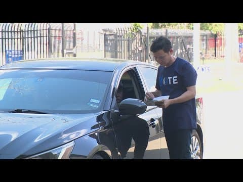 Dallas County holding drive-thru voter registrations until Monday's deadline