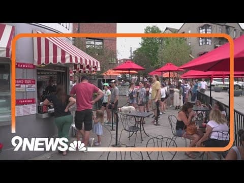 Hot temps draw crowds to Denver ice cream shop