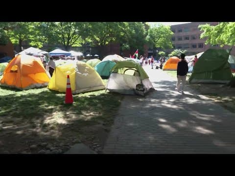 George Washington University encampment protest continues as leaders call for its shutdown