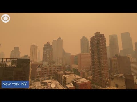 Dense smoke from Canada wildfires blankets skies over U.S. cities; million under air quality alerts