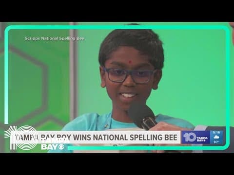 Tampa 12-year-old Bruhat Soma wins Scripps National Spelling Bee