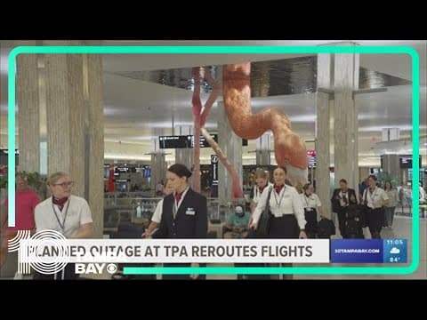 Tampa International Airport performs scheduled power outage for urgent work