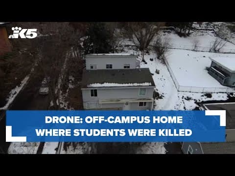 DRONE: Home where University of Idaho students were killed
