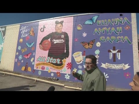 US Attorney General visits mural in Uvalde honoring massacre victims