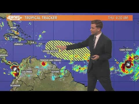 Thursday 5 AM Tropical Update: A few areas to watch in the tropics