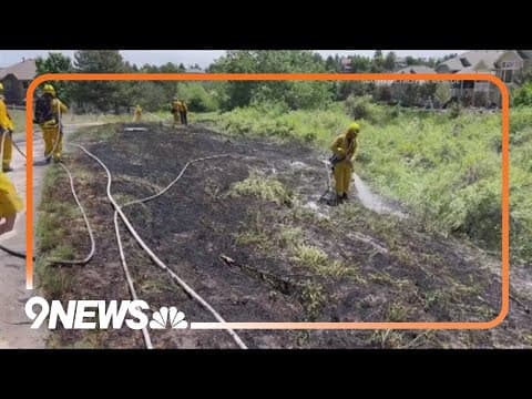 Juvenile suspected of starting Castle Pines brush fire