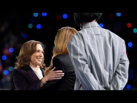 Kamala Harris, Beyoncé team up for Texas rally