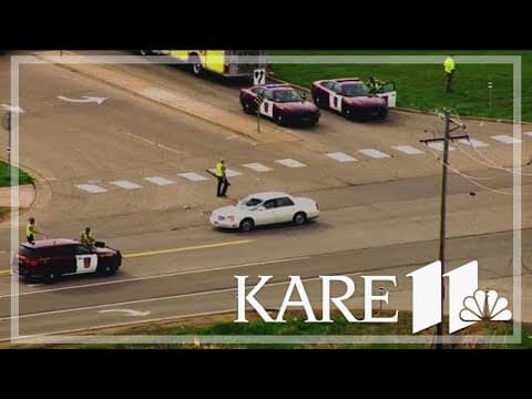 Two high school track athletes airlifted after being struck by vehicle in Forest Lake