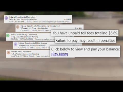 Massive phishing scam acting like state agencies targets Hoosiers