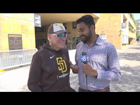 San Diego Padres fans excited for first postseason home game against Atlanta Braves