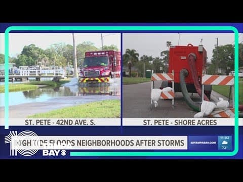 Water pumped out of Shore Acres due to flooding from Thursday's storms