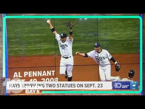 Rays to unveil two statues honoring team's history