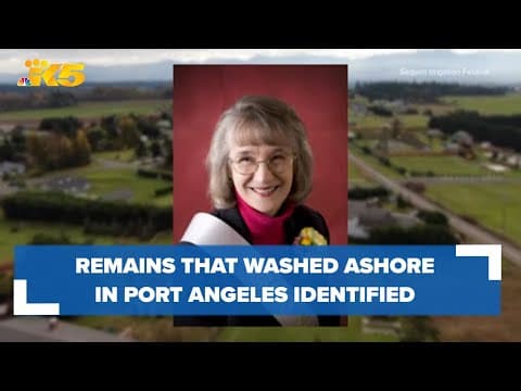 Remains that washed ashore in Port Angeles in 2021 identified as missing Sequim woman