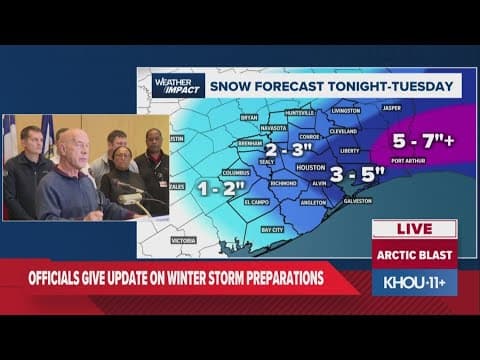 Houston city leaders give update on public safety ahead of winter storm | Spanish translation