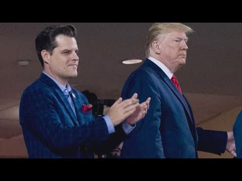 Today: New details emerge about sexual misconduct allegations against AG nominee Matt Gaetz
