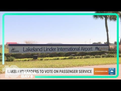 Commercial flights in Lakeland? Leaders vote Monday to decide next steps for Lakeland Linder Airport