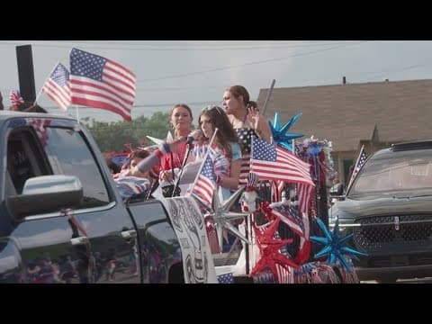 Labor Day parade in Garland in North Texas