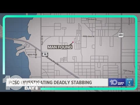 Death investigation underway in St. Pete after deputies find man with multiple stab wounds