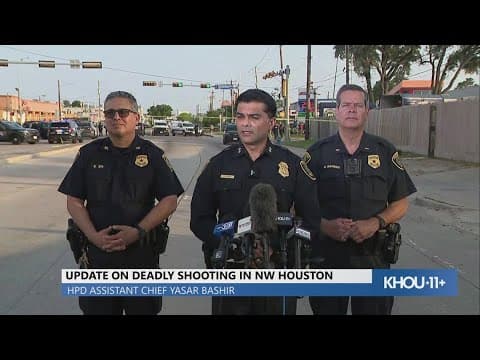 HPD gives update on deadly shooting involving officer in northwest Houston
