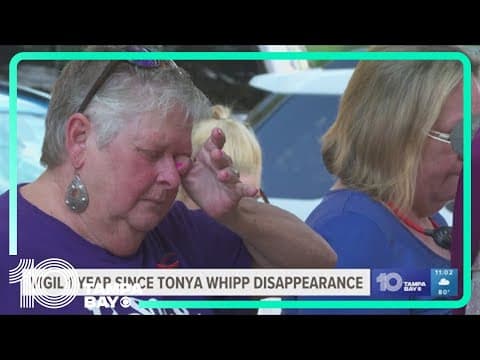 Loved ones hold vigil for Tonya Whipp 1 year after she vanished