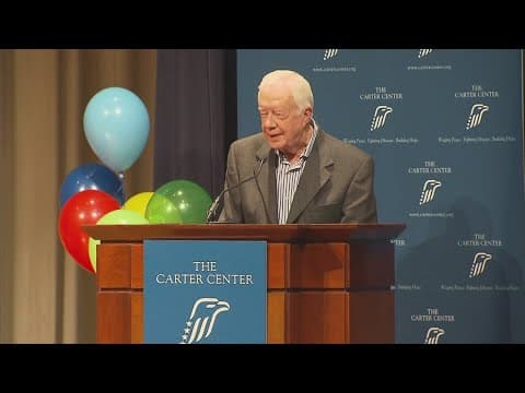 Former president Jimmy Carter turns 100 years old on Oct. 1