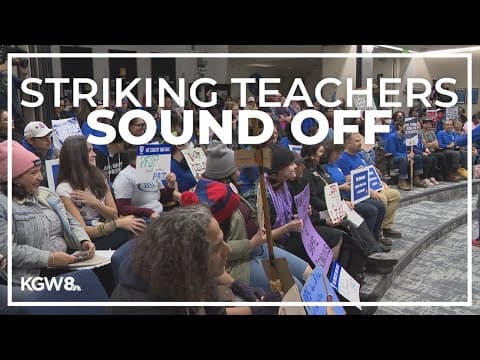 Portland teachers strike: Teachers sound off during Portland Public Schools board meeting