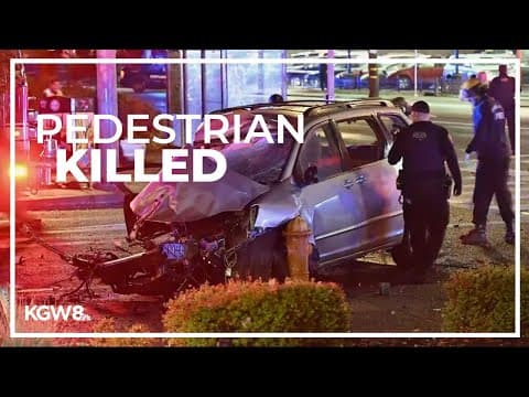 Pedestrian killed, driver seriously injured in NE Portland