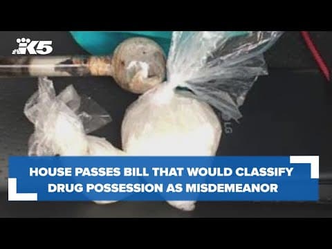 House passes bill that would classify drug possession as misdemeanor