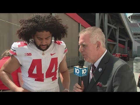 Defensive end J.T. Tuimoloau | 2023 Ohio State Spring Game