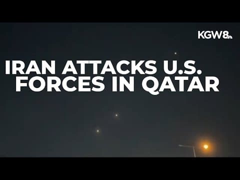 Iran launches attack on US forces at air base in Qatar