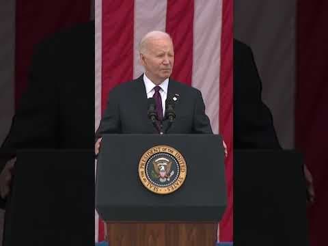 President Joe Biden Speaks on Memorial Day