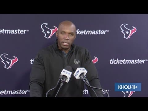Houston Texans coach DeMeco Ryans on Sunday's loss to Jacksonville