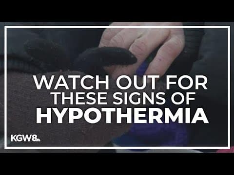 With temperatures dropping, here are the warning signs of hypothermia