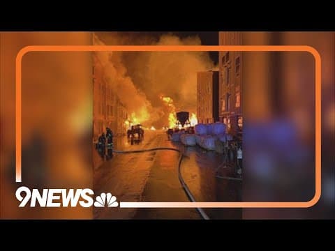 Crews battle overnight structure fire in Aurora