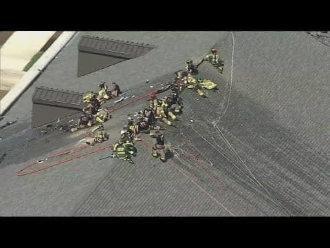 Crews respond to 3-alarm fire on Texas Woman's University campus