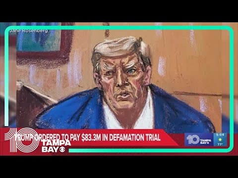 Jury awards additional damages to E. Jean Carroll in Trump defamation case