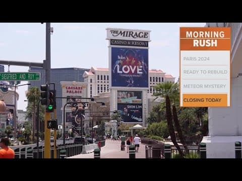 Mirage Las Vegas casino closing today