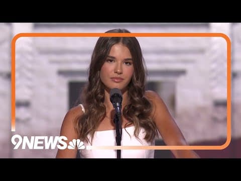 Donald Trump's granddaughter Kai Trump speaks at 2024 RNC