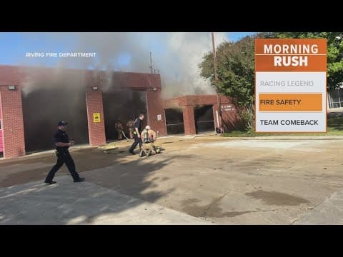 Fire station catches on fire!