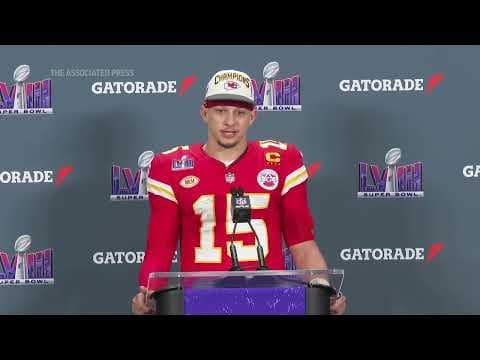 Super Bowl MVP Mahomes: 'so proud of the team'