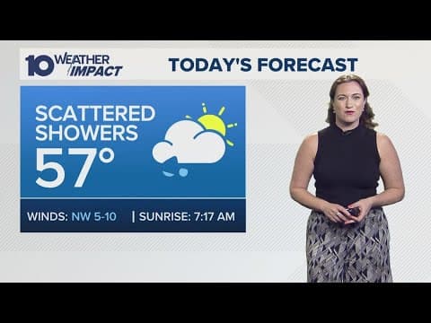 Columbus, Ohio weather forecast for March 31, 2025 | Cooler Monday as showers move out